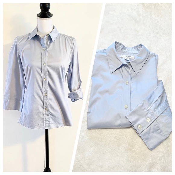 NEW Women’s BANANA REPUBLIC Stretch Button Up Poplin Shirt - Picture 1 of 15